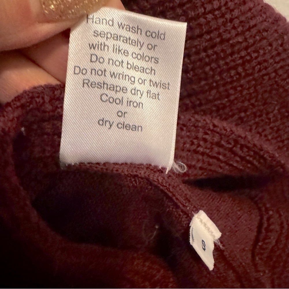 Brunella Gori Burgundy Sweater Dress 100%
Extrafine Merino Wool. Size Wo… - Picture 4 of 13